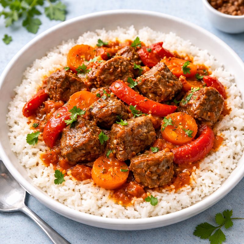 Ελαφρύ μοσχάρι κοκκινιστό με λαχανικά στο Instant Pot - FitDiet Διαιτολογικό Γραφείο