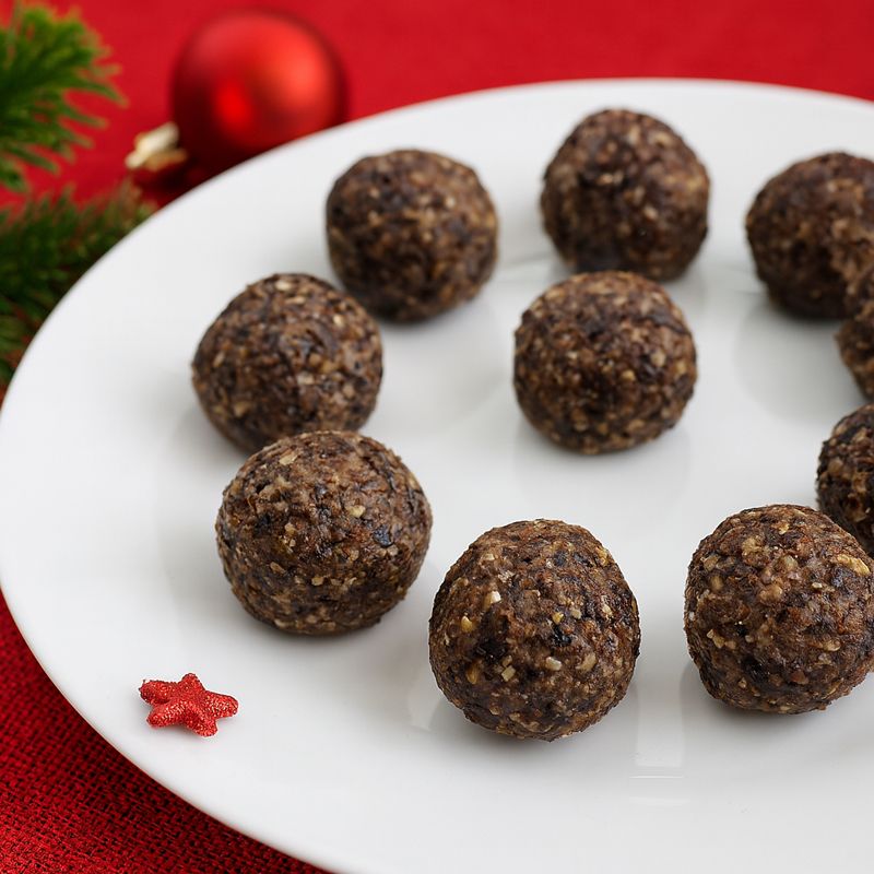 Energy balls με άρωμα μελομακάρονου χωρίς ζάχαρη